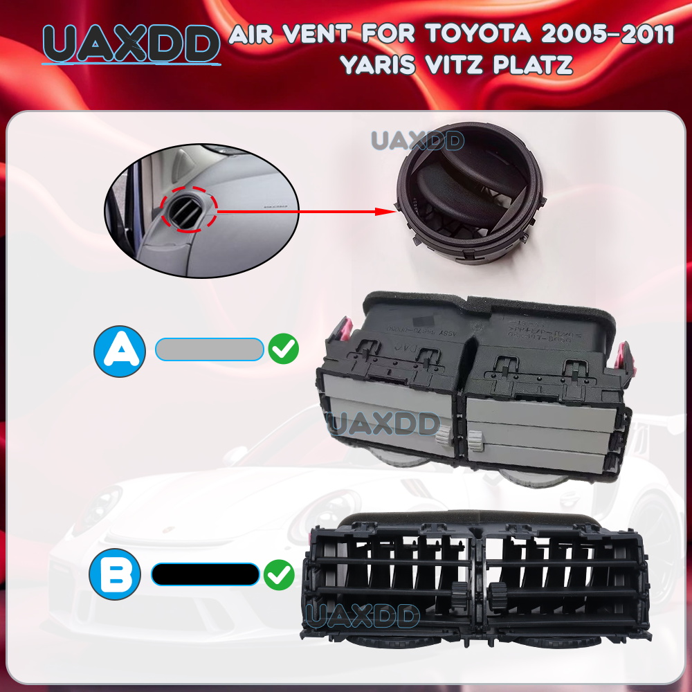 Car Accessories For Dashboard - ช่องระบายอากาศสำหรับรถยนต์โตโยต้า ยาริส วิทซ์ แพลซ ปี 2005-2011