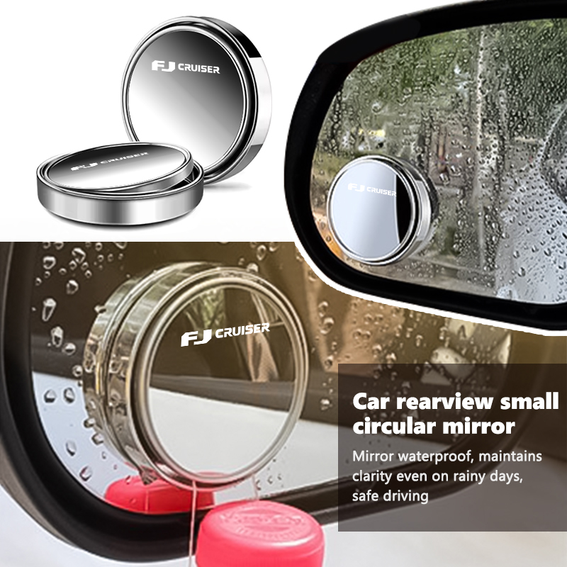 Car Blind Spot Mirror - สำหรับรถยนต์โตโยต้าแบบปรับได้ 360 องศา ° กระจกมองหลังแบบหมุนได้ ลดจุดบอด