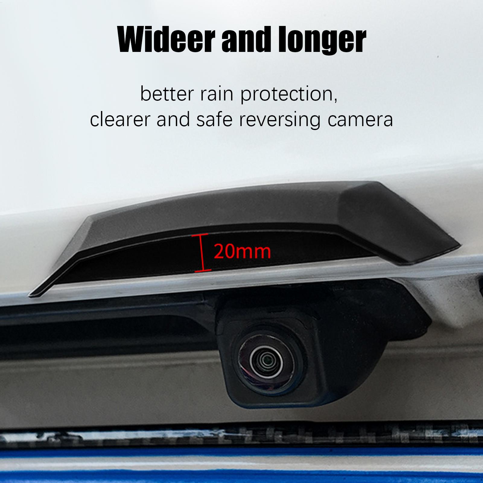 Rear Camera For Car - ฝาครอบกันฝนสำหรับกล้องมองหลังรถยนต์ 1 ชิ้น ฝาครอบป้องกันกล้องมองหลังสำหรับรถบรรทุก รถ SUV