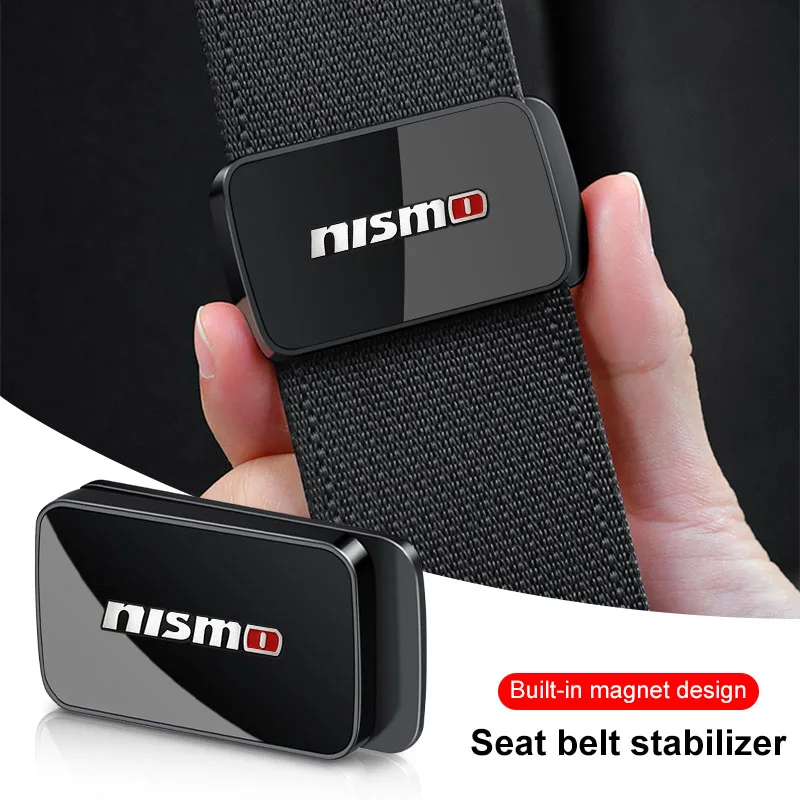 Car Accessories Nissan Xtrail - อุปกรณ์ตกแต่งภายในรถยนต์แบบแม่เหล็กที่ยึดเข็มขัดนิรภัยอุปกรณ์เสริมรถยนต์สำหรับนิสสัน นิสโม เอ็กซ์เทรล อัลเมร่า คัชไค ทีด้า