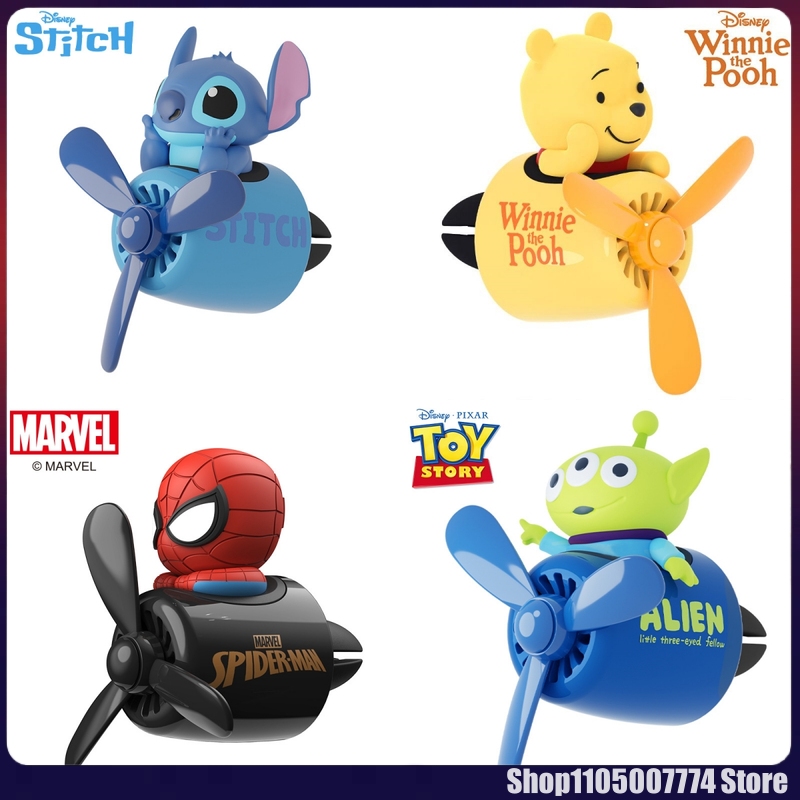 Car Accessories For Interior - ตัวต่อสไปเดอร์แมนเอเลี่ยนติดรถยนต์ ตกแต่งช่องแอร์ปรับอากาศ ของตกแต่งภายในรถยนต์ การ์ตูนตกแต่งรถยนต์ ของเล่นรถยนต์ ของขวัญ