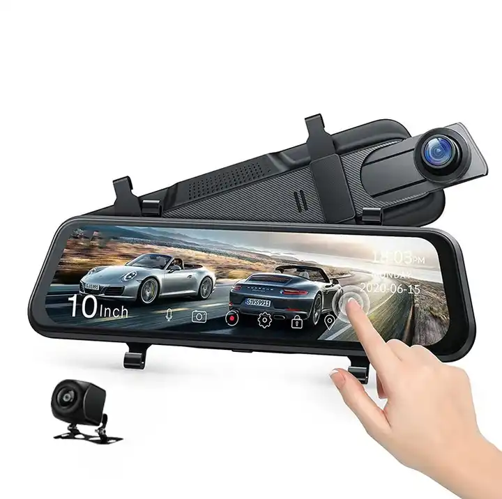 Rear Camera For Car - กล้องติดรถยนต์หน้าจอสัมผัสขนาด 10 นิ้ว พร้อมระบบมองกลางคืน ความละเอียด 1080P
