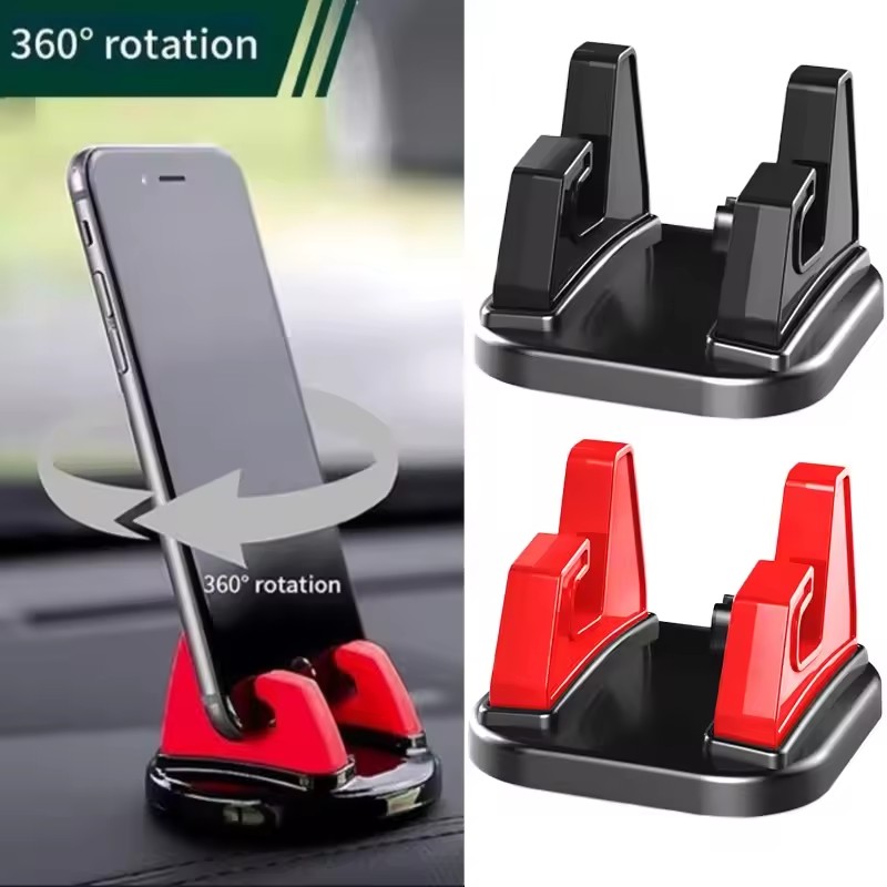 Car Accessories For Dashboard - ที่วางโทรศัพท์มือถือในรถยนต์แบบหมุนได้ 360 องศา ติดตั้งบนแผงหน้าปัด ใช้ได้กับโทรศัพท์มือถือทุกรุ่น อุปกรณ์เสริมในรถยนต์