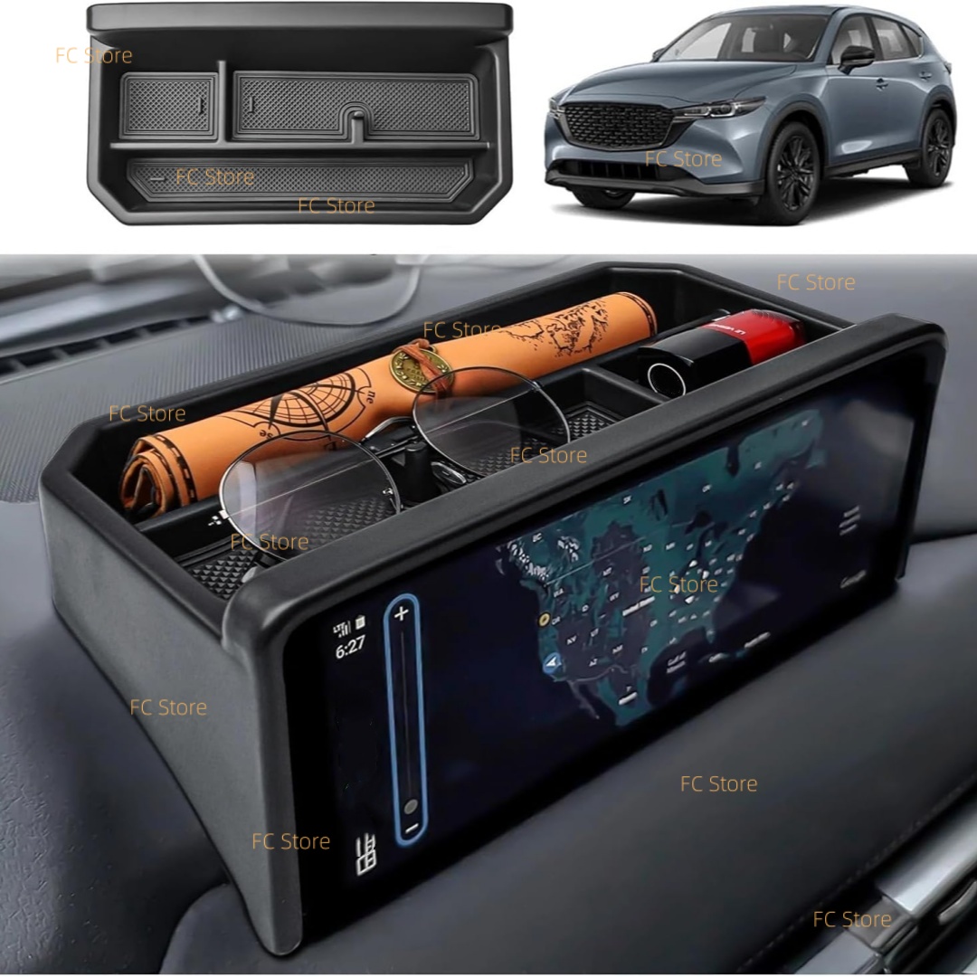 Car Accessories For Dashboard - สำหรับ CX5 CX-5 2022-2025 กล่องเก็บของคอนโซลกลาง ที่วางแขน
