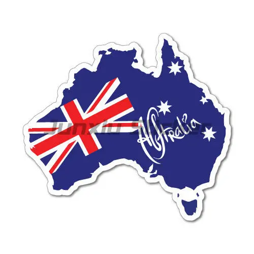 Car Accessories Australia - ออสเตรเลีย สติกเกอร์ติดรถยนต์ แล็ปท็อป ธงชาติ ป้ายติดกระเป๋าเดินทาง ป้ายติดผนังรถบ้าน