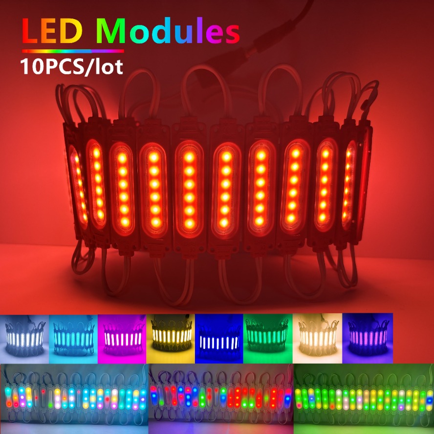Car Accessories Banner - 12V หลายสี RGB Highlight พร้อมเลนส์ LED