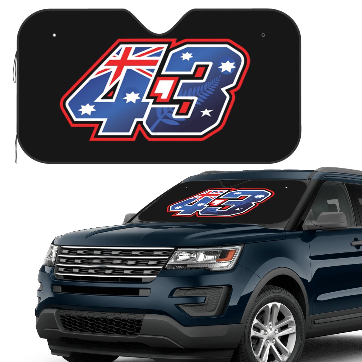 Car Accessories Australia - แจ็ค มิลเลอร์ หมายเลข 43 ออสเตรเลีย บังแดด