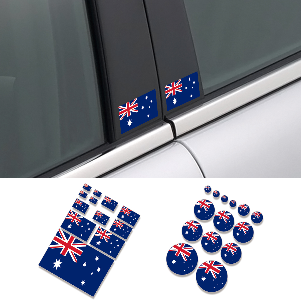 Car Accessories Australia - สติกเกอร์ลายธงชาติออสเตรเลียหลากหลายแบบ ฉันรักประเทศออสเตรเลีย วัสดุไวนิล สำหรับตกแต่งรถยนต์ กระจกหน้าต่าง และตัวรถ