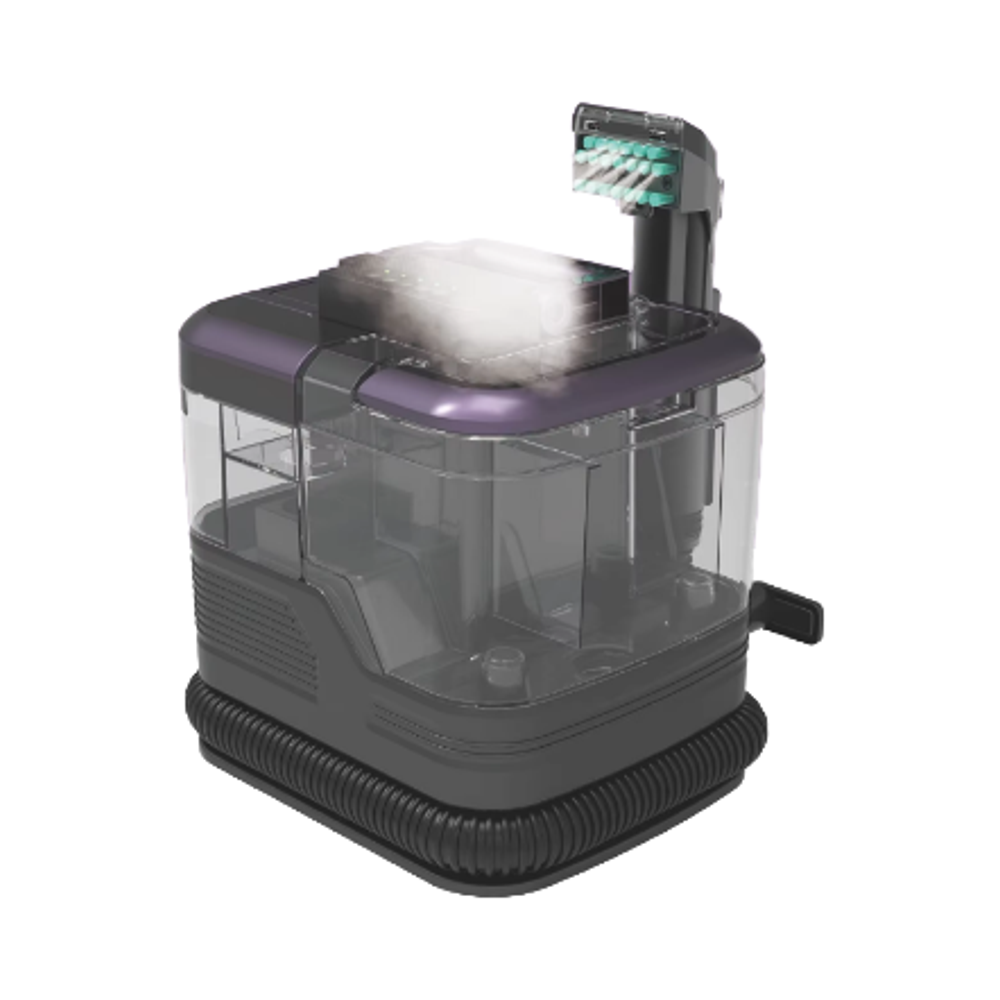 Car Vacuum Cleaner - เครื่องทำความสะอาดไอน้ำไฟฟ้า 6-in-1 และเครื่องดูดฝุ่นแบบเปียก/แห้ง 500W ถังขนาด 2