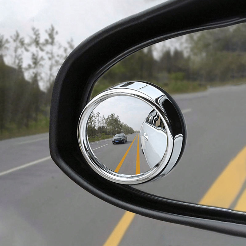 Car Blind Spot Mirror - กระจกมองหลังแบบนูน 2 ชิ้น, 360 ° กระจกมองหลังแบบปรับได้