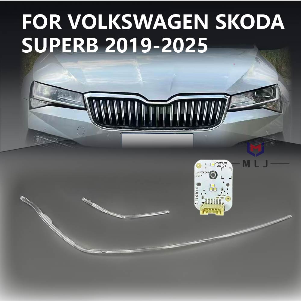 Car Accessories Youtube - ไฟเดย์ไลท์สำหรับรถยนต์ VOLKSWAGEN VW SKODA Superb ปี