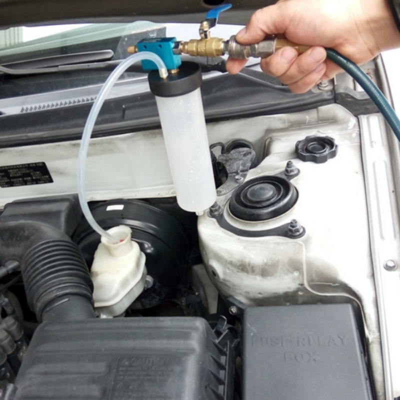 Car Accessories Youtube - รถเบรค Bleeder ไฮดรอลิกปั๊มของเหลวชุดปั๊มของเหลวเปลี่ยน Purge ถังหลอดซ่อมเครื่องมือรถบรรทุกรถจักรยานยนต์อุปกรณ์เสริม
