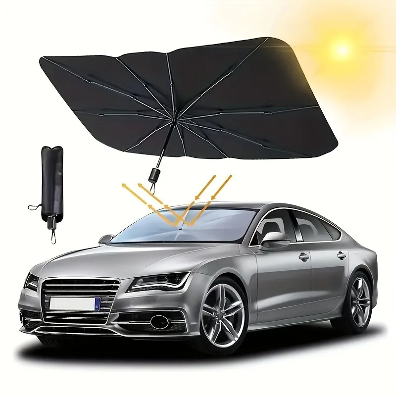 Car Accessories For Interior - แผ่นบังแดดรถยนต์ ผ้าคลุมกระจกหน้ารถ อุปกรณ์ป้องกันแสงแดดภายในรถยนต์ อุปกรณ์ป้องกันกระจกหน้ารถ