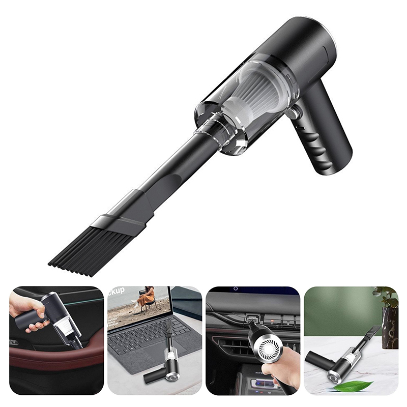 Car Vacuum Cleaner - เครื่องดูดฝุ่นไร้สายแบบพกพา กำลังแรงสูง สำหรับรถยนต์และบ้าน ▪