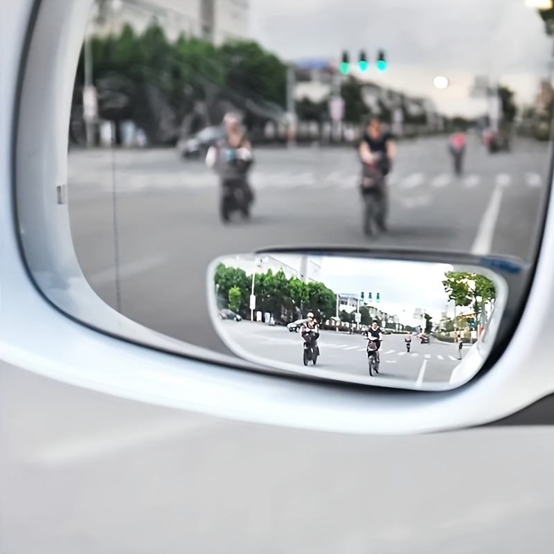 Car Blind Spot Mirror - รถจักรยานยนต์-ปรับ HD แก้วนูนรถยนต์รถจักรยานยนต์กระจกมองข้างสําหรับที่จอดรถด้านหลังดูกระจก