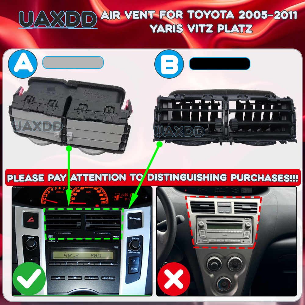 ช่องระบายอากาศสำหรับรถยนต์โตโย - Car Accessories For Dashboard บทวิจารณ์และราคา