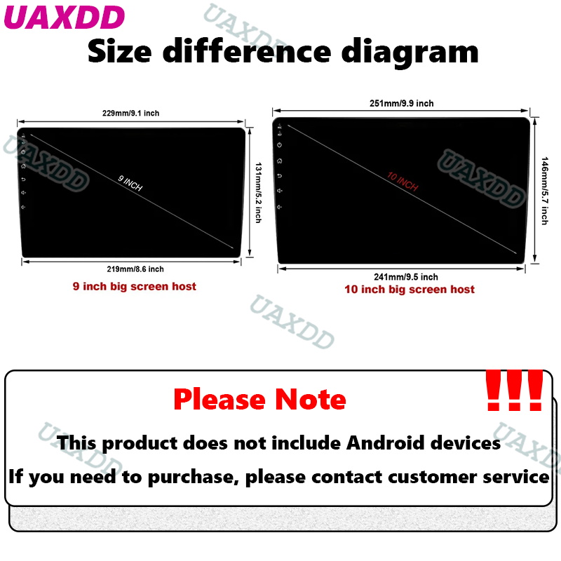 UAXDD 2 Din รถสําหรับ 2010-201 - Car Accessories Online บทวิจารณ์และราคา