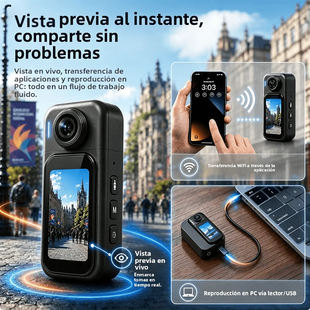 กล้องวิดีโอมินิ WiFi 4K/1080P  - Car Accessories Online บทวิจารณ์และราคา
