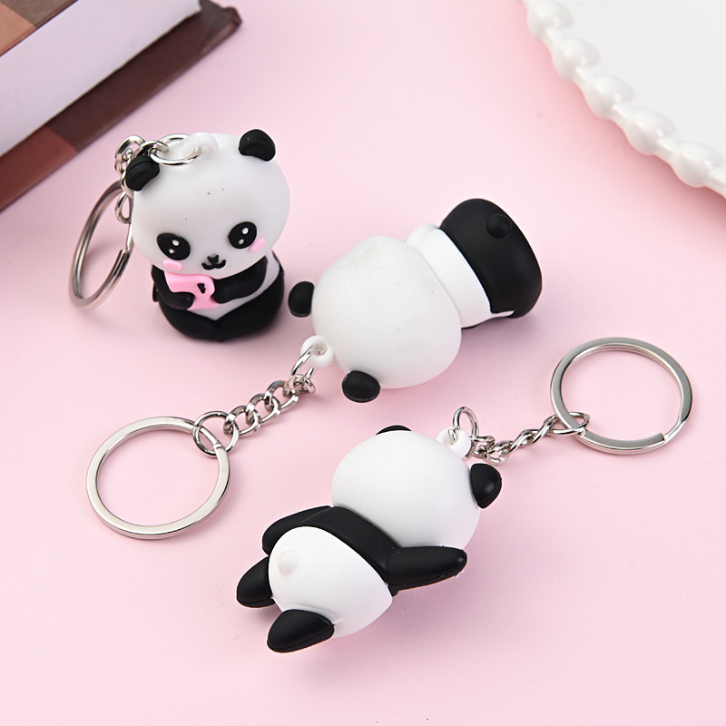 พวงกุญแจรูปคู่แพนด้าน่ารัก - เ - Car Accessories Gift Ideas บทวิจารณ์และราคา