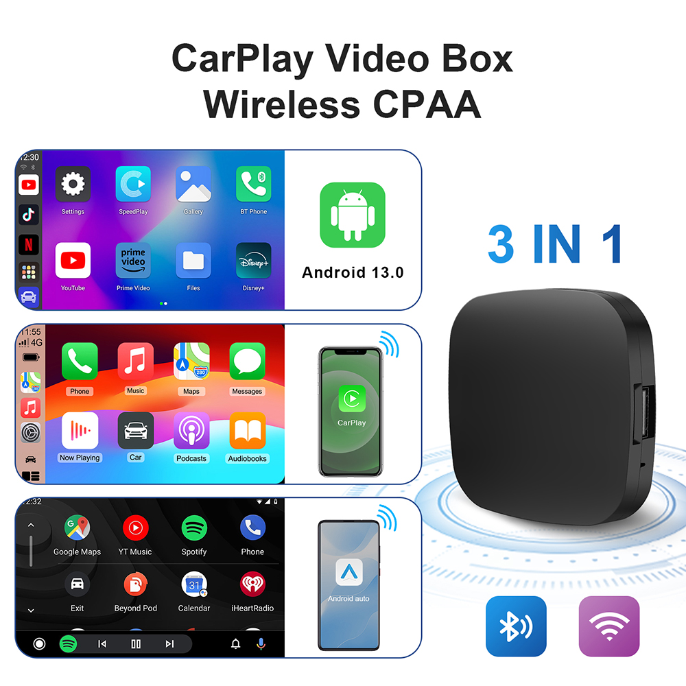 ใหม่ 3 ใน 1 Wireless Carplay แ - Car Accessories Youtube บทวิจารณ์และราคา