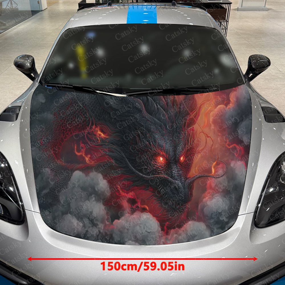 สติ๊กเกอร์ติดฝากระโปรงรถมังกรด - Car Accessories Gift Ideas บทวิจารณ์และราคา