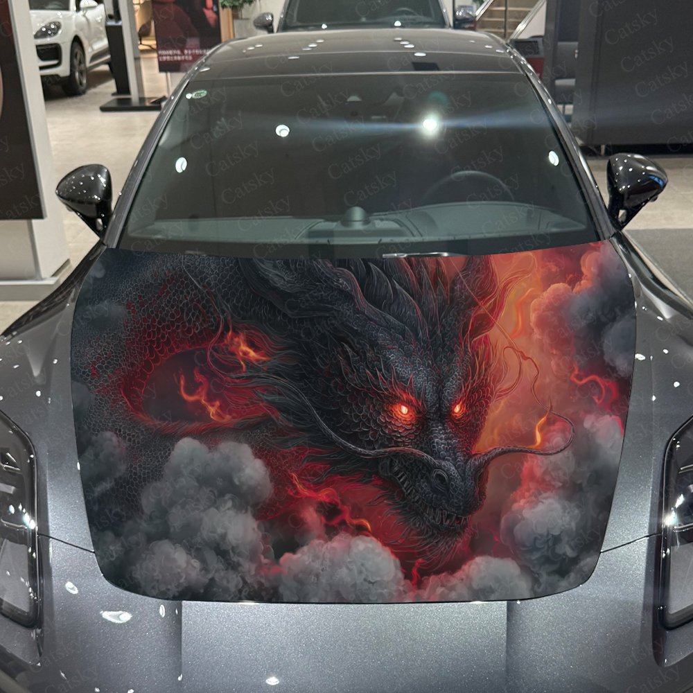 สติ๊กเกอร์ติดฝากระโปรงรถมังกรด - Car Accessories Gift Ideas บทวิจารณ์และราคา