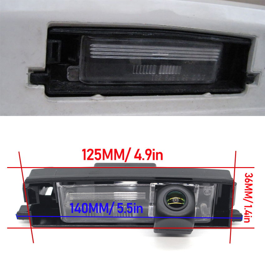 กล้องมองหลังรถยนต์แบบ Fisheye  - Rear Camera For Car บทวิจารณ์และราคา