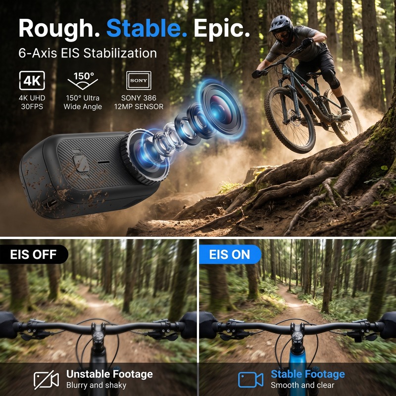 กล้องแอคชั่น APEX Action 4K กล - Car Accessories Online บทวิจารณ์และราคา