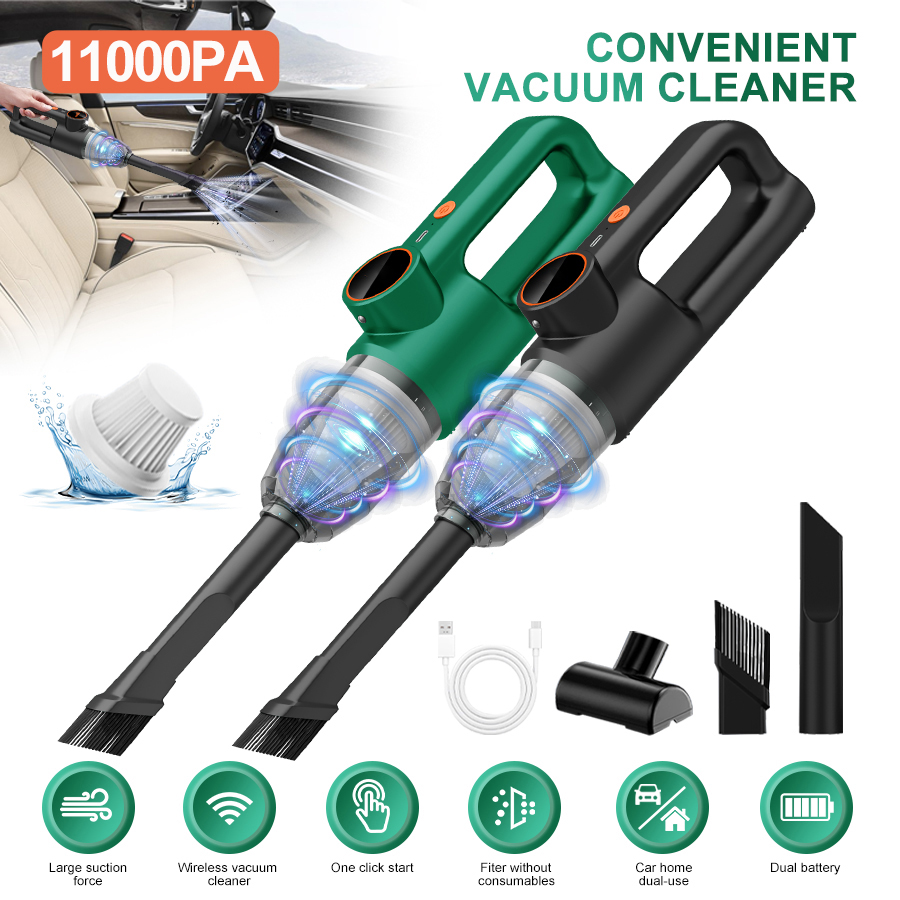 เครื่องดูดฝุ่นในรถยนต์ 11000PA - Car Vacuum Cleaner บทวิจารณ์และราคา