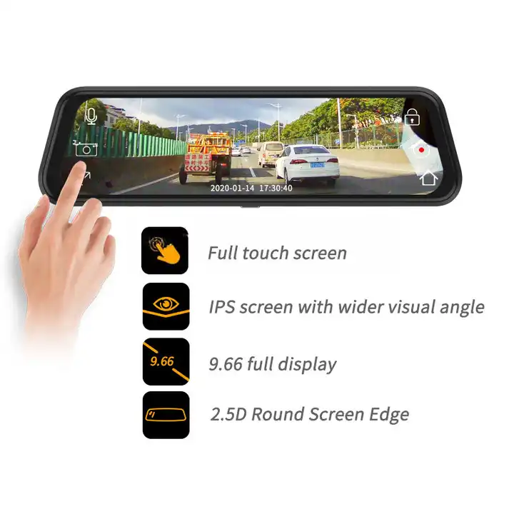 กล้องติดรถยนต์หน้าจอสัมผัสขนาด - Rear Camera For Car บทวิจารณ์และราคา