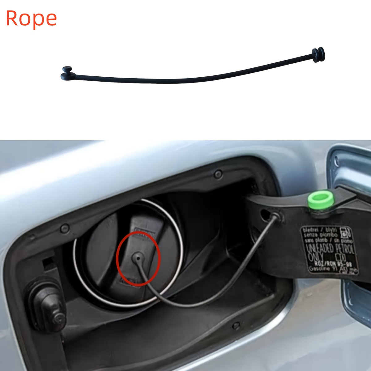 1 ชิ้น สายคล้องฝาถังน้ำมันรถยน - Car Accessories Brand บทวิจารณ์และราคา