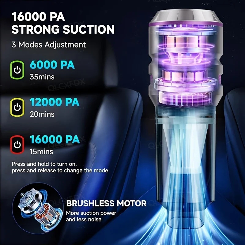 เครื่องดูดฝุ่นในรถยนต์ พลังสูง - Car Vacuum Cleaner บทวิจารณ์และราคา