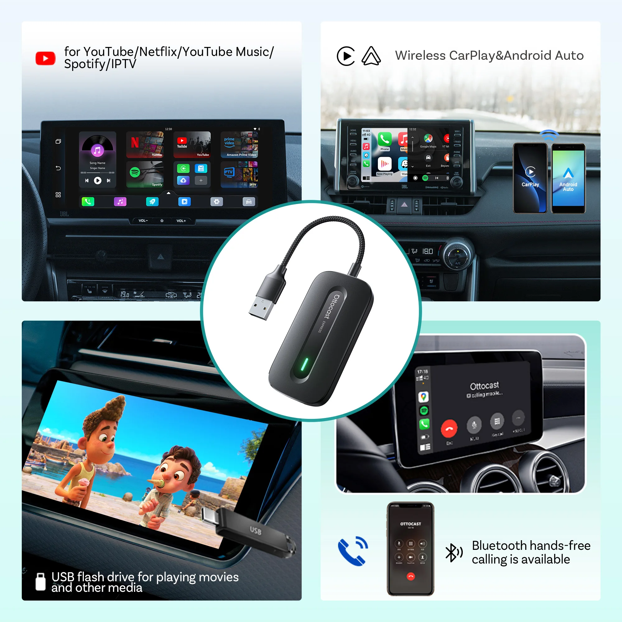 อะแดปเตอร์ OTTOCAST Play2Video - Car Accessories Youtube บทวิจารณ์และราคา