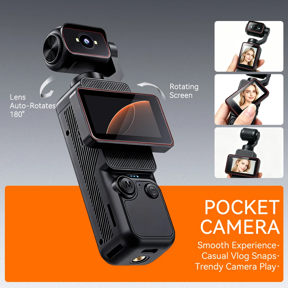 กล้องวิดีโอบล็อกแบบพกพา 2K, 27 - Car Accessories Online บทวิจารณ์และราคา