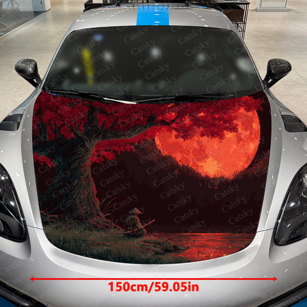 สติ๊กเกอร์ติดฝากระโปรงรถนักรบพ - Car Accessories Gift Ideas บทวิจารณ์และราคา