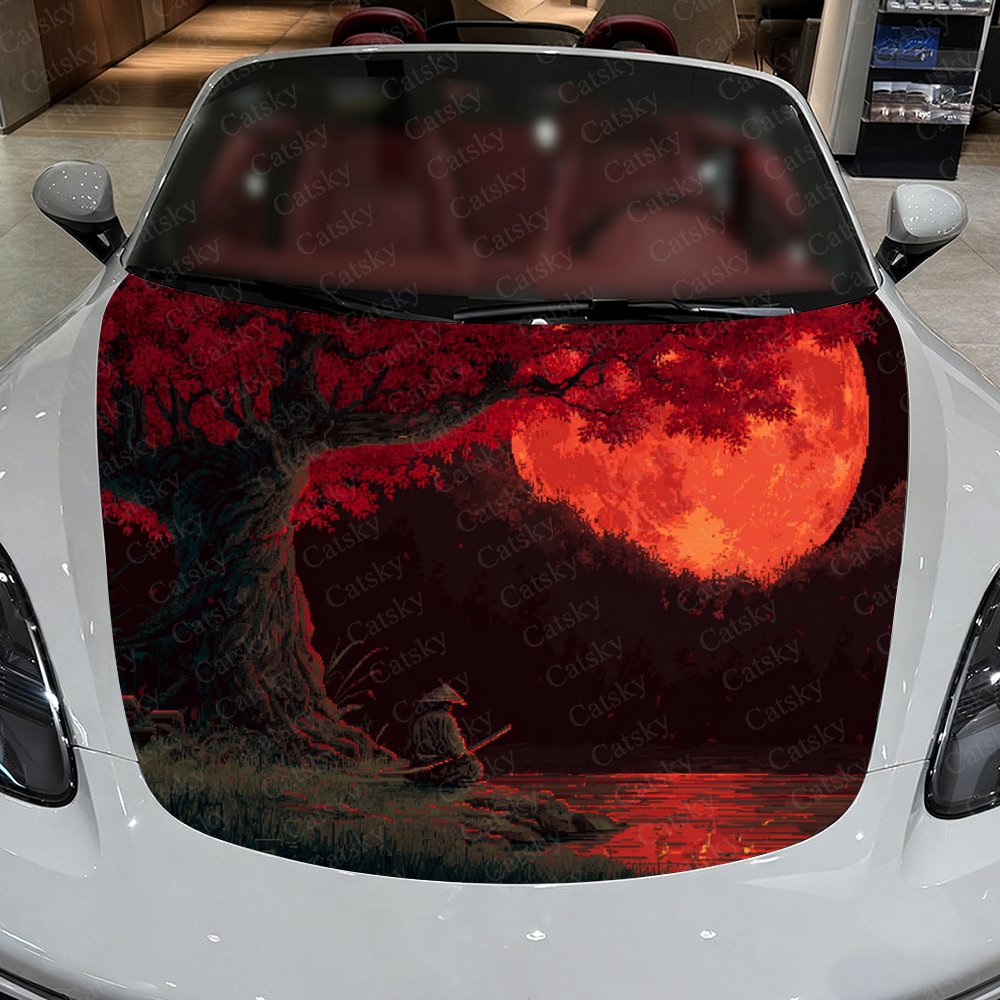 สติ๊กเกอร์ติดฝากระโปรงรถนักรบพ - Car Accessories Gift Ideas บทวิจารณ์และราคา