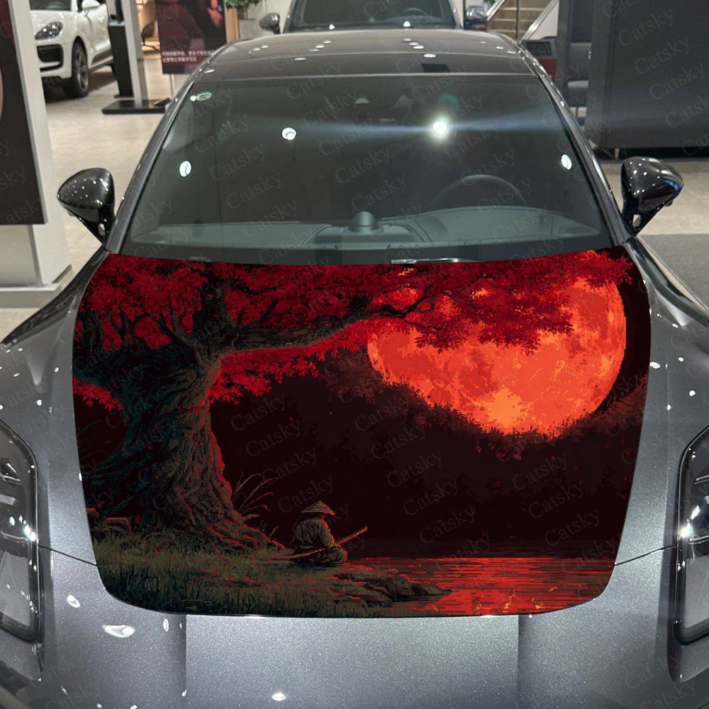สติ๊กเกอร์ติดฝากระโปรงรถนักรบพ - Car Accessories Gift Ideas บทวิจารณ์และราคา