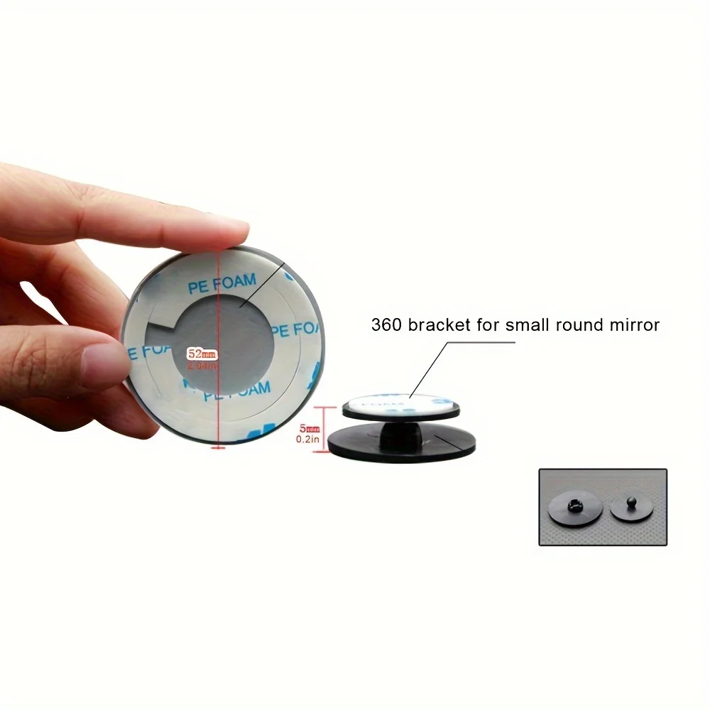 กระจกมองหลังรถยนต์แบบกลม 2 ชิ้ - Car Blind Spot Mirror บทวิจารณ์และราคา