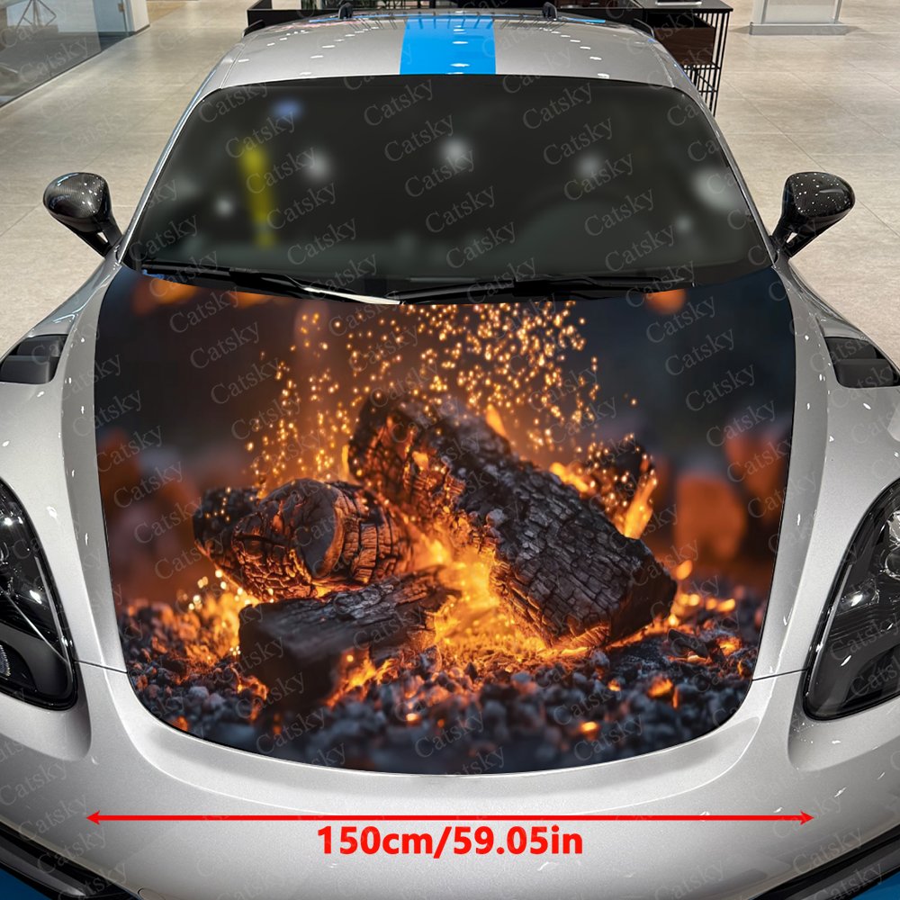 สติ๊กเกอร์ติดฝากระโปรงรถลายกอง - Car Accessories Gift Ideas บทวิจารณ์และราคา
