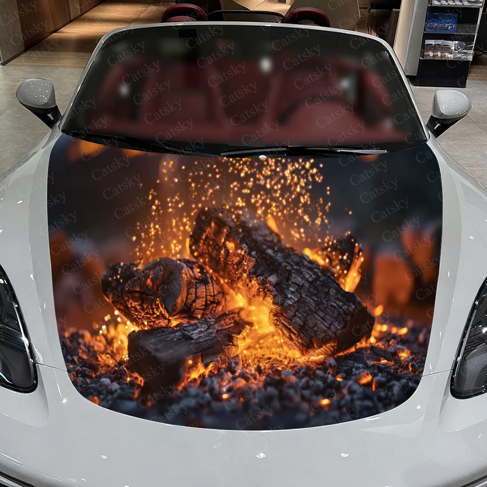 สติ๊กเกอร์ติดฝากระโปรงรถลายกอง - Car Accessories Gift Ideas บทวิจารณ์และราคา