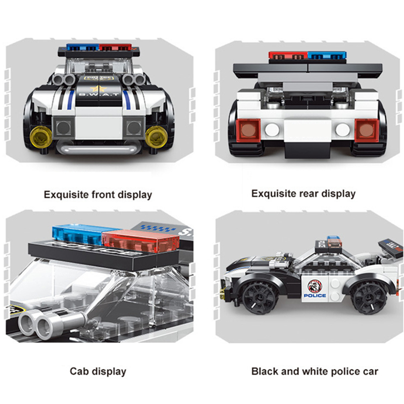 ใหม่ DIY MOC City Plane SWAT S - Car Accessories Gift Ideas บทวิจารณ์และราคา