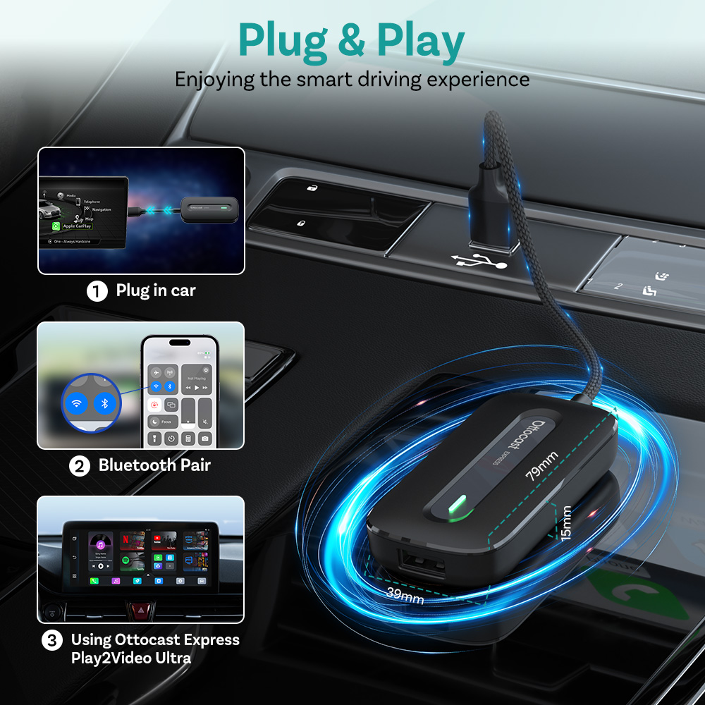 OTTOCAST Play2Video Express Wi - Car Accessories Youtube บทวิจารณ์และราคา