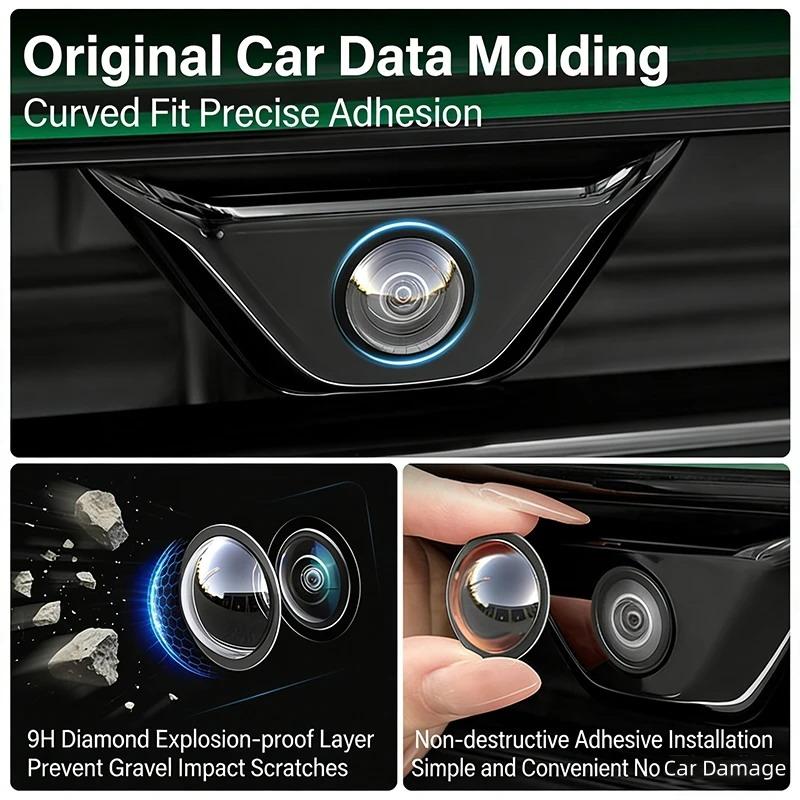 【2 คู่】ฝาครอบเลนส์กล้องมองหลัง - Rear Camera For Car บทวิจารณ์และราคา
