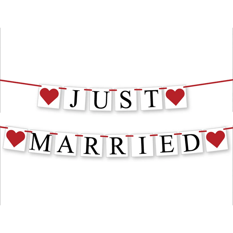 JUST MARRIED งานแต่งงานชุดเจ้า - Car Accessories Banner บทวิจารณ์และราคา