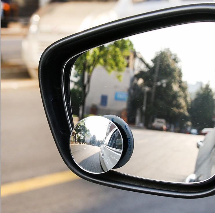 กระจกรถยนต์ทรงกลมขนาดเล็กไร้กร - Car Blind Spot Mirror บทวิจารณ์และราคา