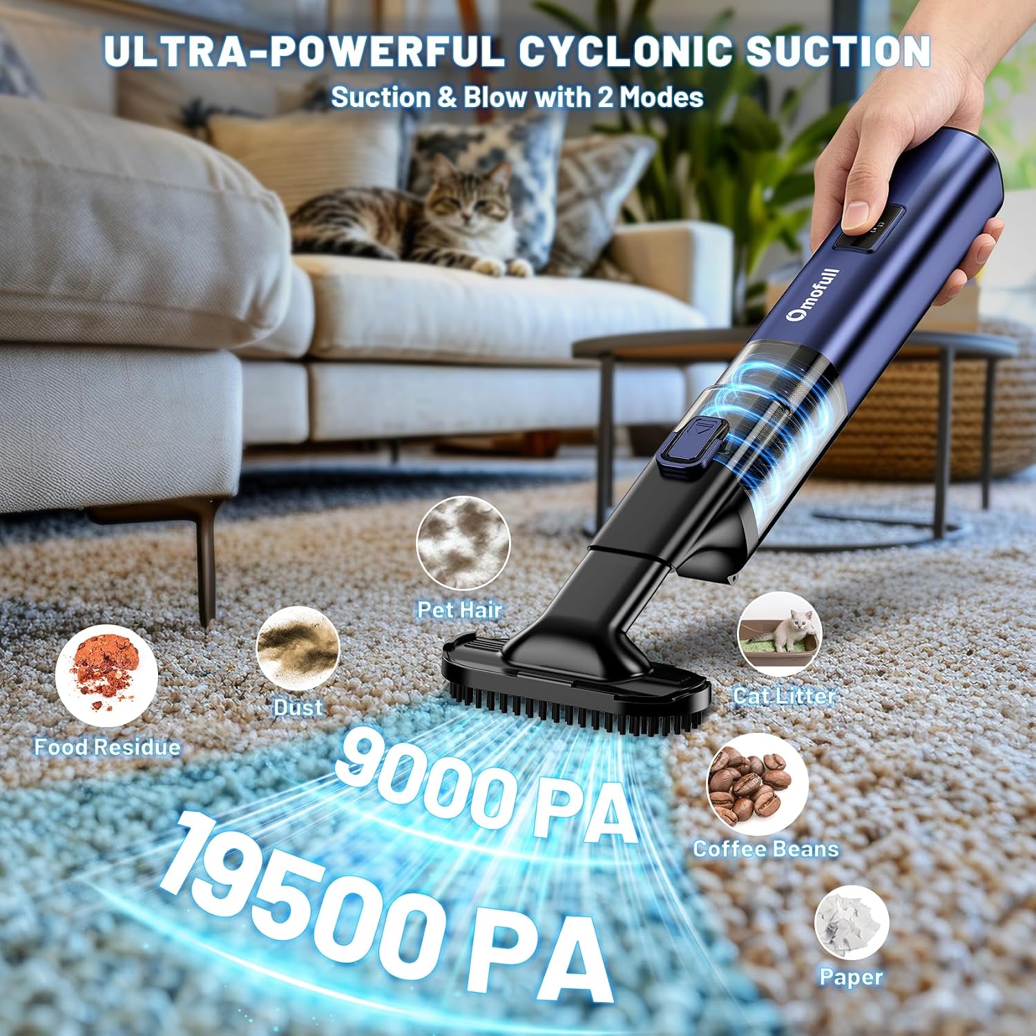เครื่องดูดฝุ่นไร้สาย 4-in-1 แร - Car Vacuum Cleaner บทวิจารณ์และราคา