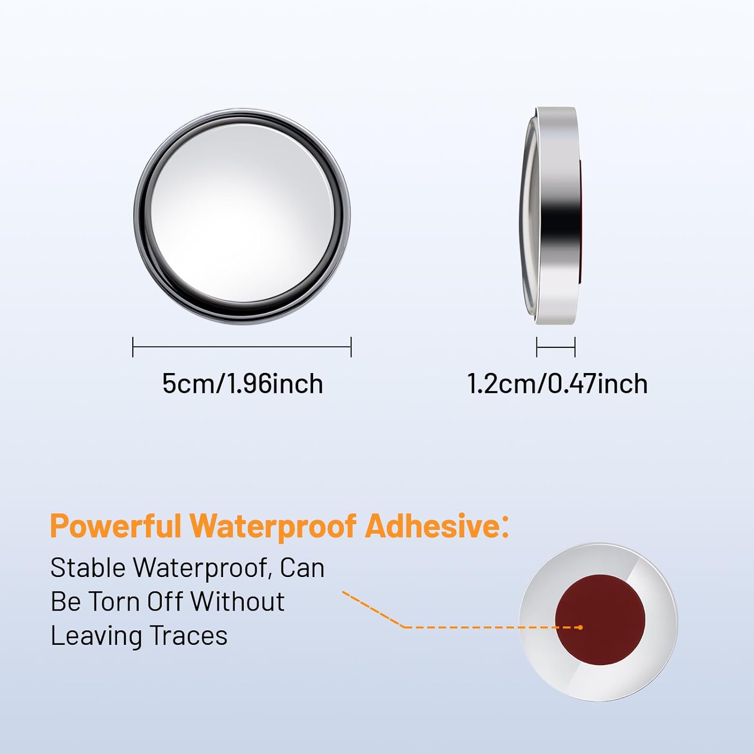 กระจกมองหลังแบบวงกลม WildAuto, - Car Blind Spot Mirror บทวิจารณ์และราคา