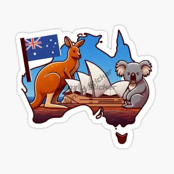 AUS ออสเตรเลียธงแผนที่ประเทศ ต - Car Accessories Australia บทวิจารณ์และราคา