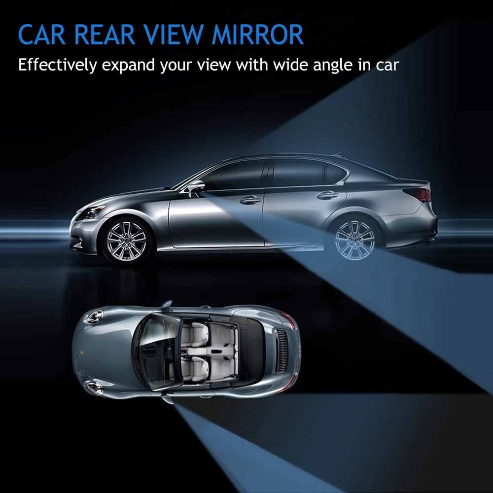 กระจกมองหลังแบบโค้งมุมกว้าง สำ - Car Blind Spot Mirror บทวิจารณ์และราคา