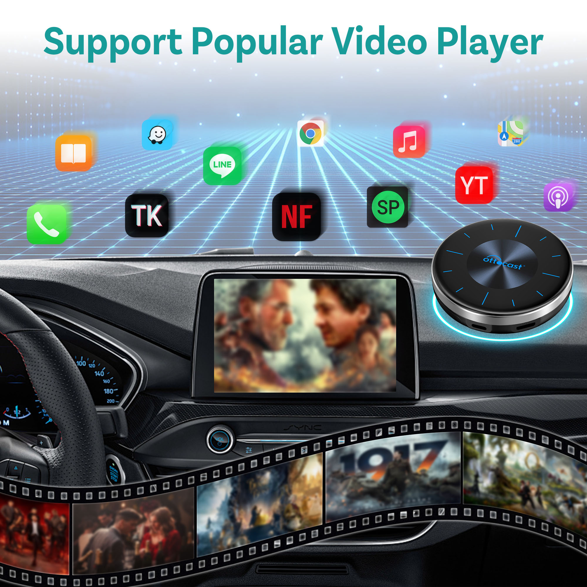 OTTOCAST P3 AI กล่องแอนดรอยด์  - Car Accessories Youtube บทวิจารณ์และราคา